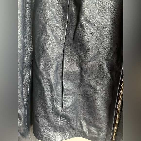 Massimo Dutti 100% Leather Zip-up Jacket - Picture 4 of 13